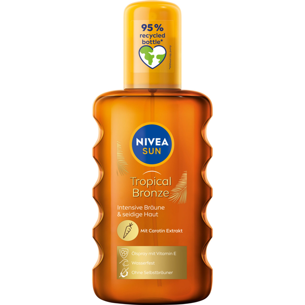 

Масло-спрей для загара с каротином, 200 мл Nivea Sun tropical bronze
