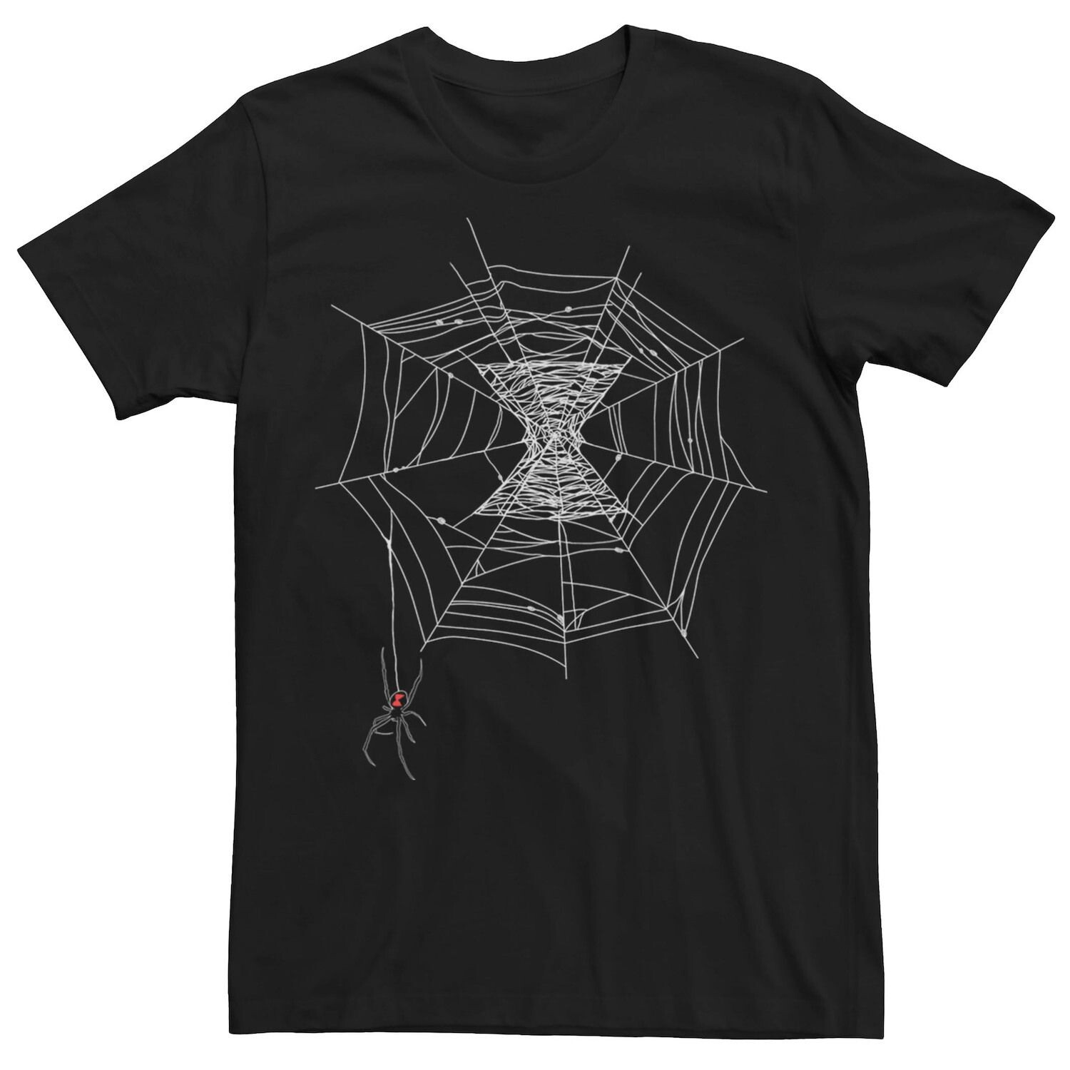 

Мужская футболка с логотипом Marvel Black Widow Web Licensed Character