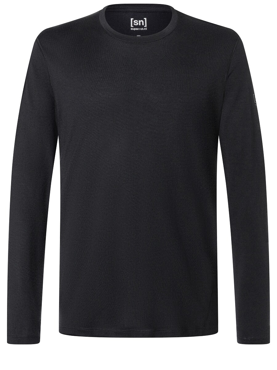 

Рубашка super.natural Merino Funktionsunterwäsche, черный