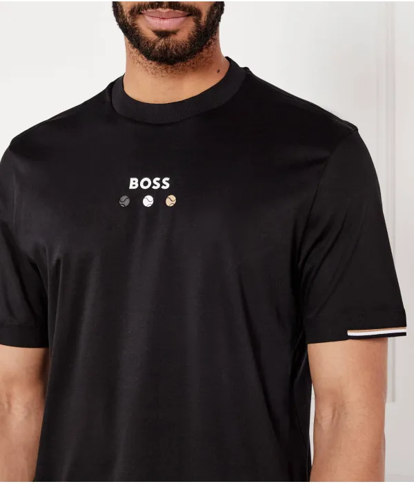 Футболка босс открытая 25 Regular fit Boss Green, черный — фото 4