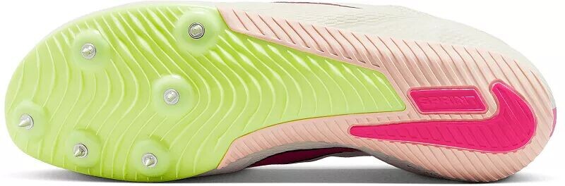 Легкоатлетические кроссовки Nike Zoom Rival для спринта, белый/розовый — фото 2