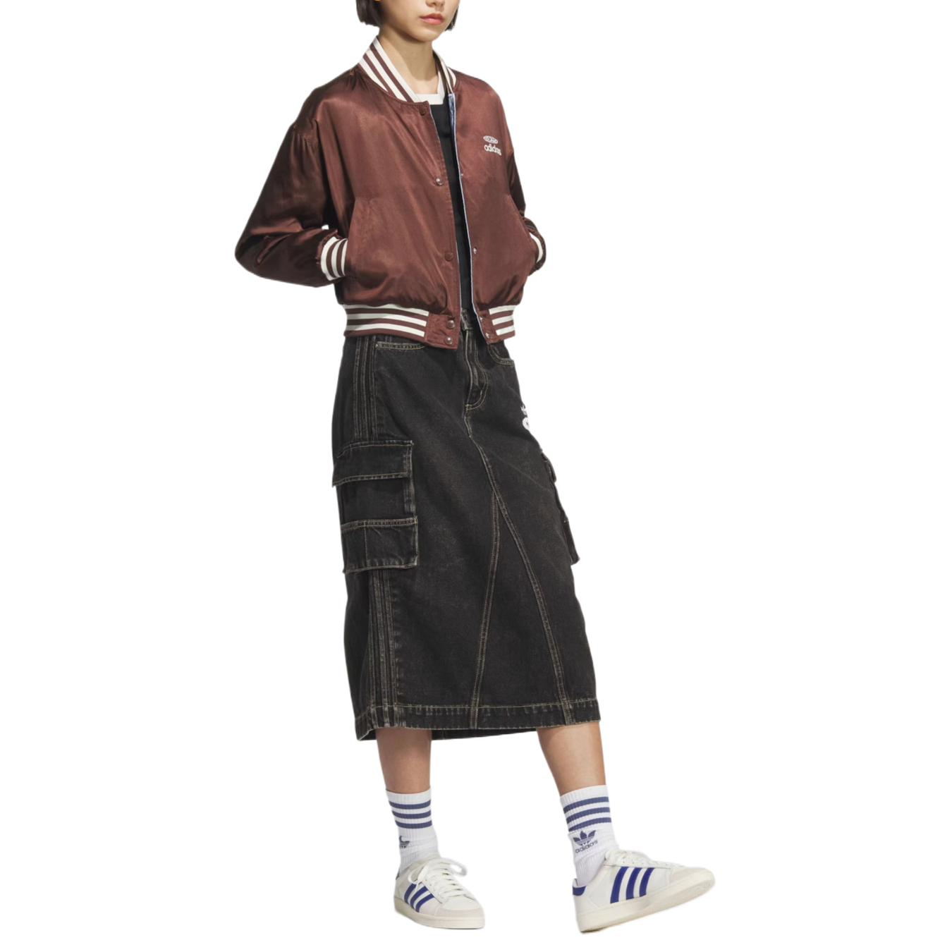 Спортивная куртка Sportlife женская Adidas Originals, Reddish Umber — фото 4