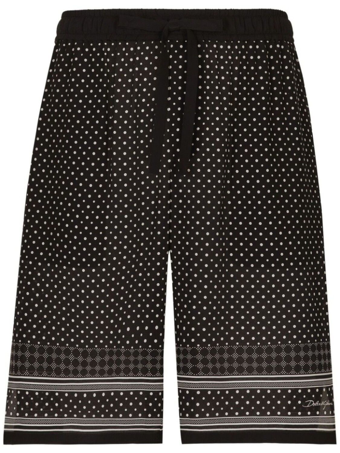 

Dolce & Gabbana шорты в горох, черный