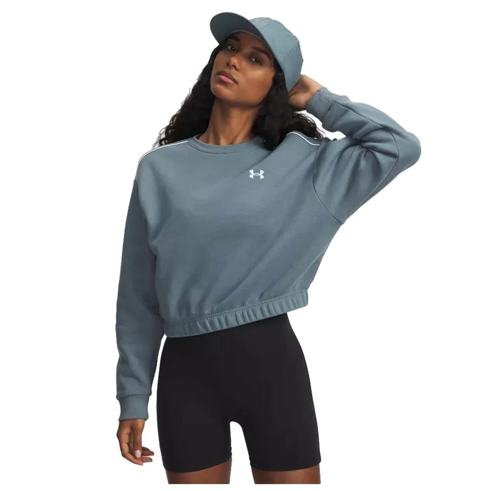 

Толстовка Under Armour Rival Fleece Piped Crew, серый