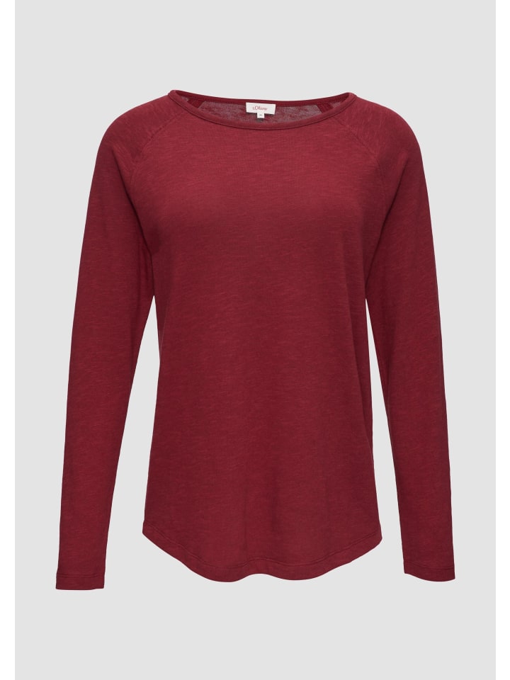 

Футболка цвета 3874_рубиново-красный s.Oliver