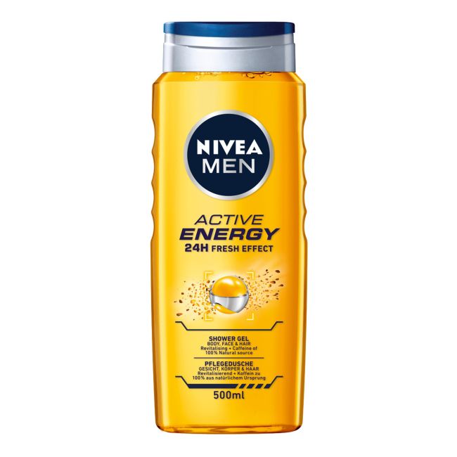 

Активный энергетический гель для душа Nivea Men, 500 мл