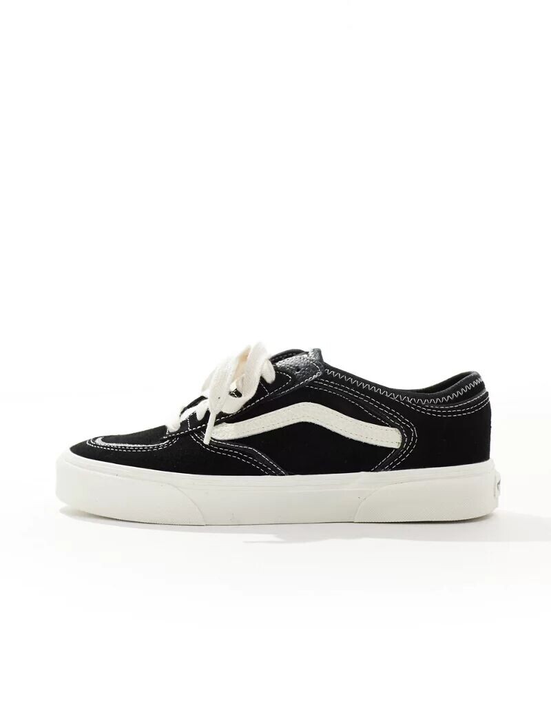 Черно-белые кроссовки Vans Rowley Classic — фото 2