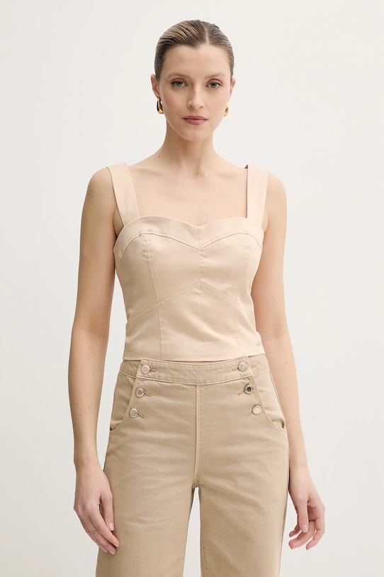 

Топ AURORA Guess, бежевый