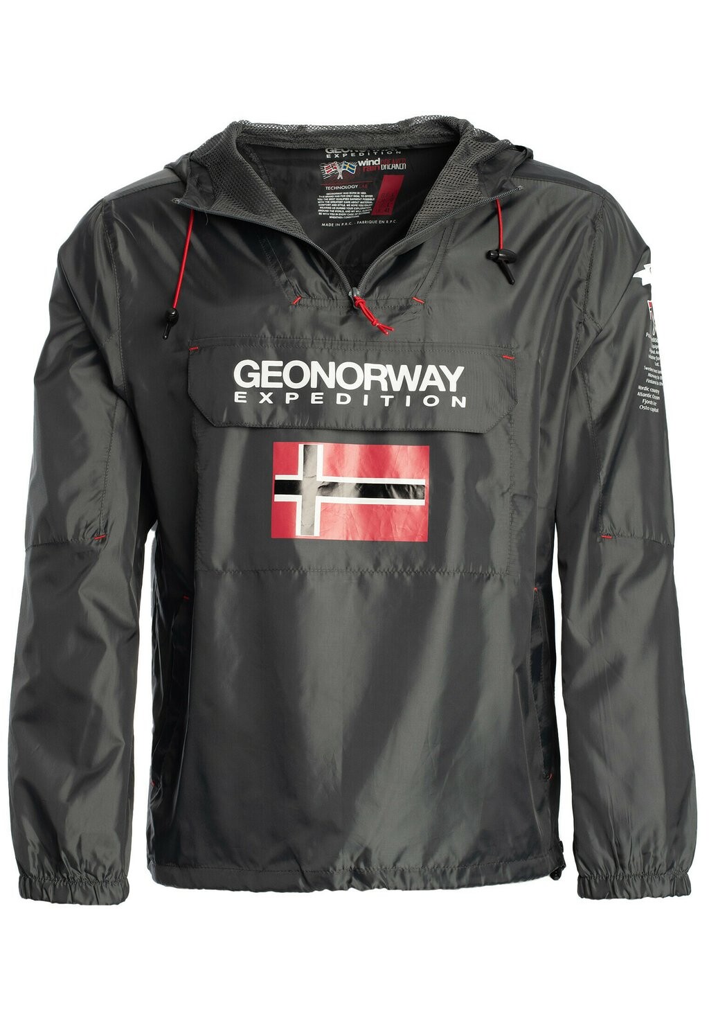 

Ветровка Anorak Brest Geo Norway, цвет grey