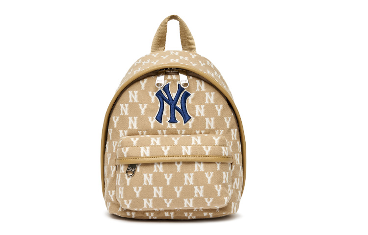 

Monogram Collection Хлопковая Мини-Рюкзак Женский Хаки Коричневый MLB