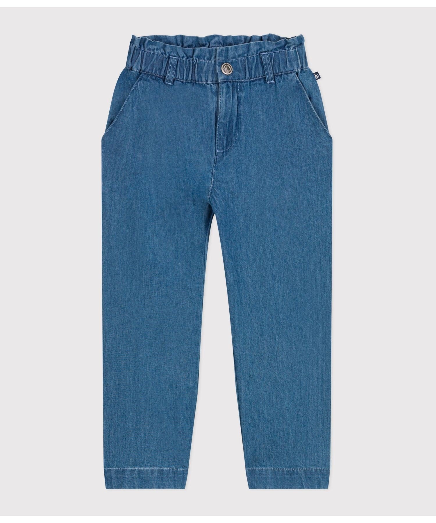 Светлые джинсовые брюки PETIT BATEAU, Blue
