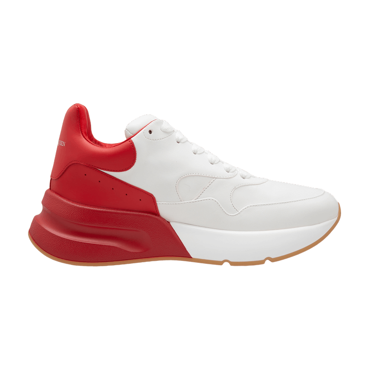 

Кроссовки Alexander McQueen Oversized Runner 'White Red', красный