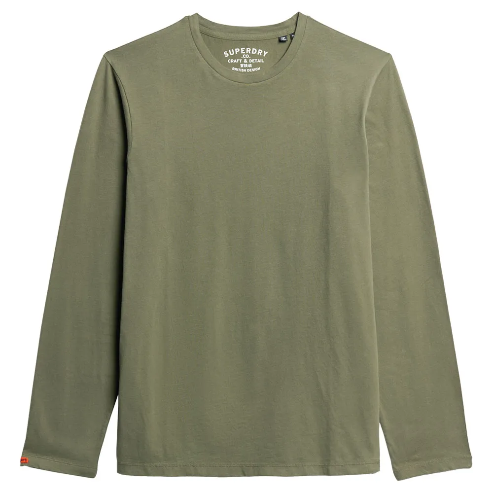 

Лонгслив Superdry Classic Essential, зеленый