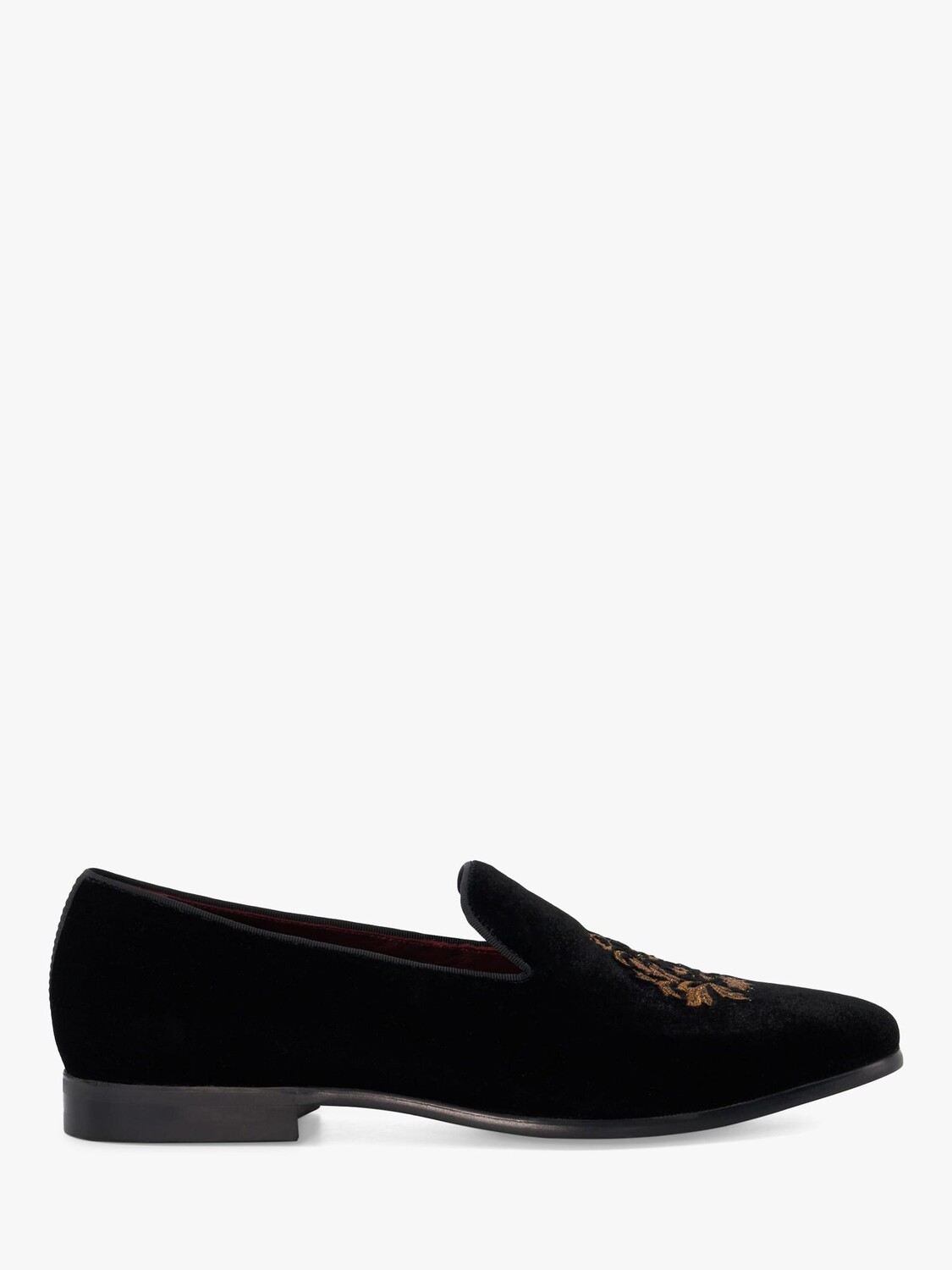 

Бархатные лоферы Styless с гербом Dune, черный