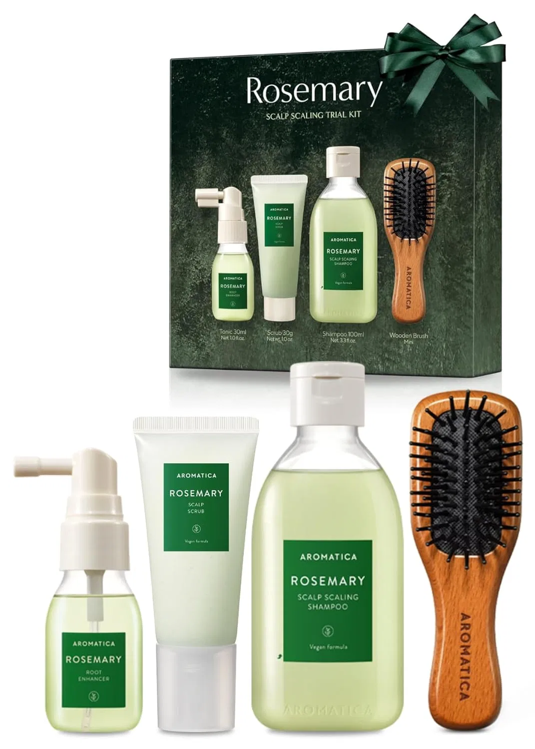 Дорожный набор AROMATICA Rosemary Scalp Scaling Trial Kit Aromatica