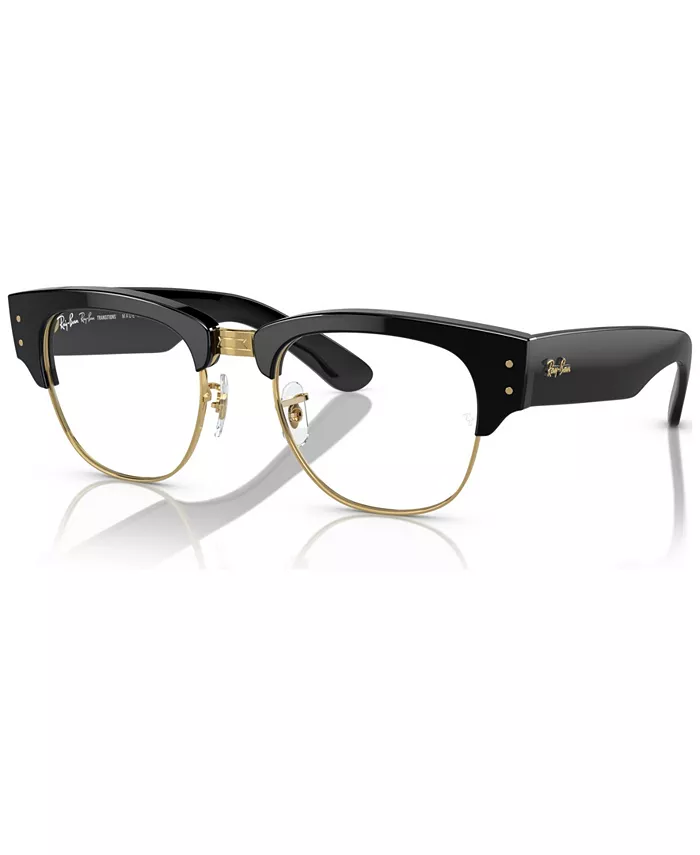 

Унисекс солнцезащитные очки Transition, Mega Clubmaster Ray-Ban, черный