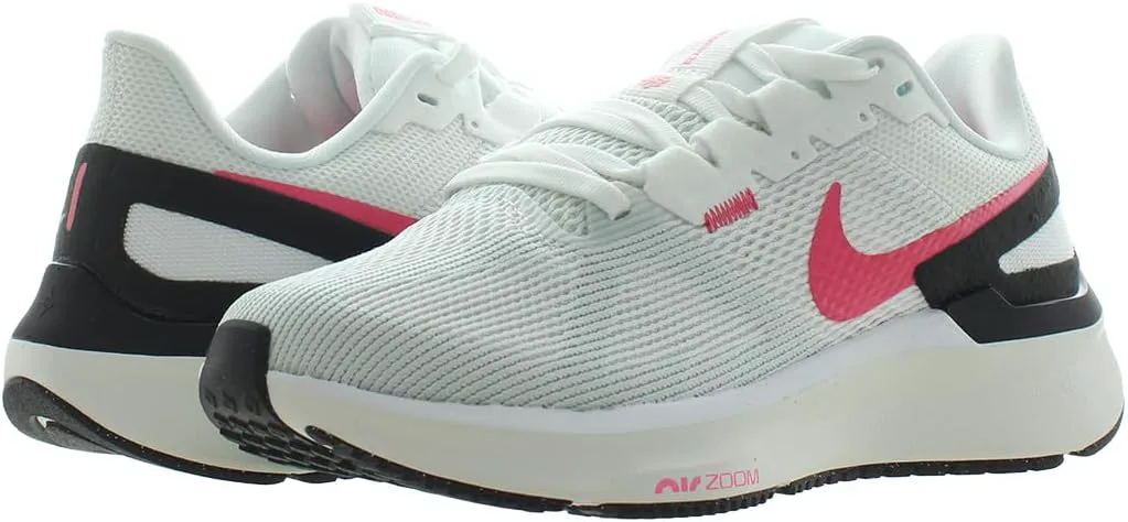 Мужские беговые кроссовки Nike Low, белый/черный/розовый — фото 3