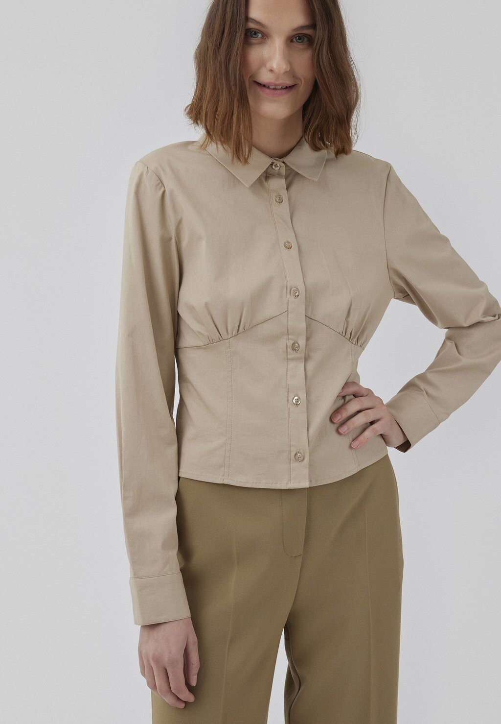

Рубашка HARRISON SHIRT Modström, земля