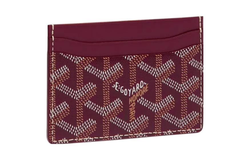 

GOYARD Кардхолдер Сен-Сюльпис красный, Burgundy