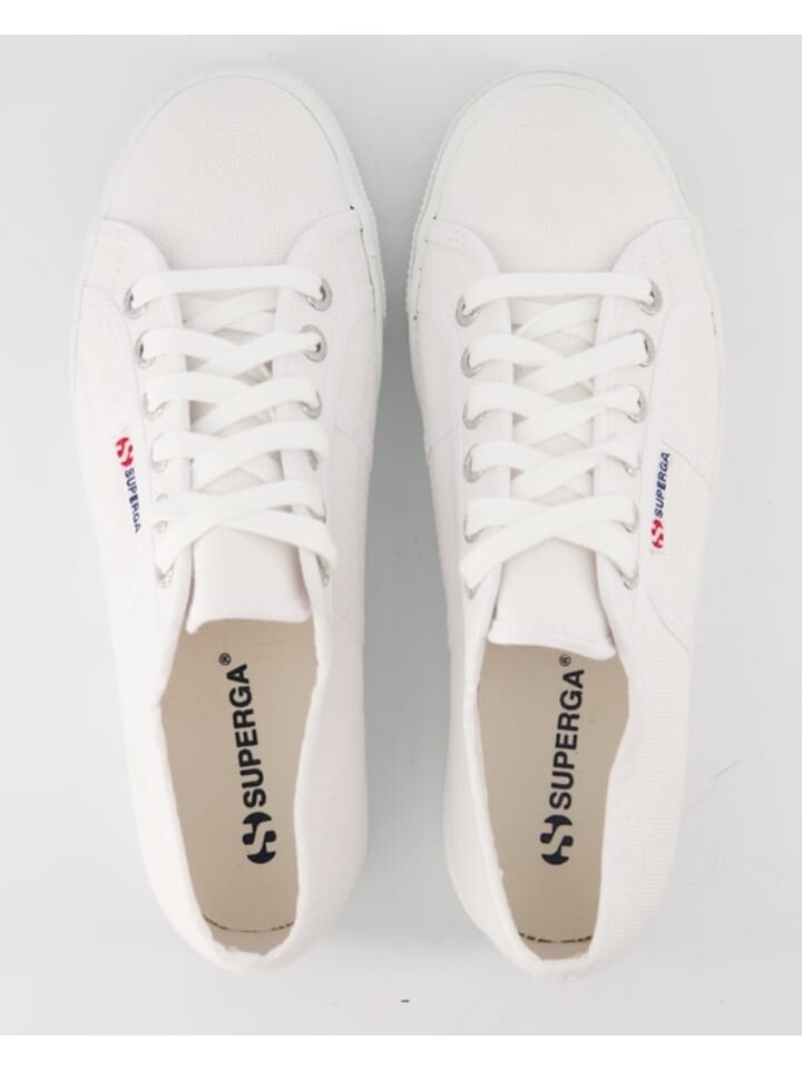 Кроссовки на шнуровке Superga, белый — фото 4