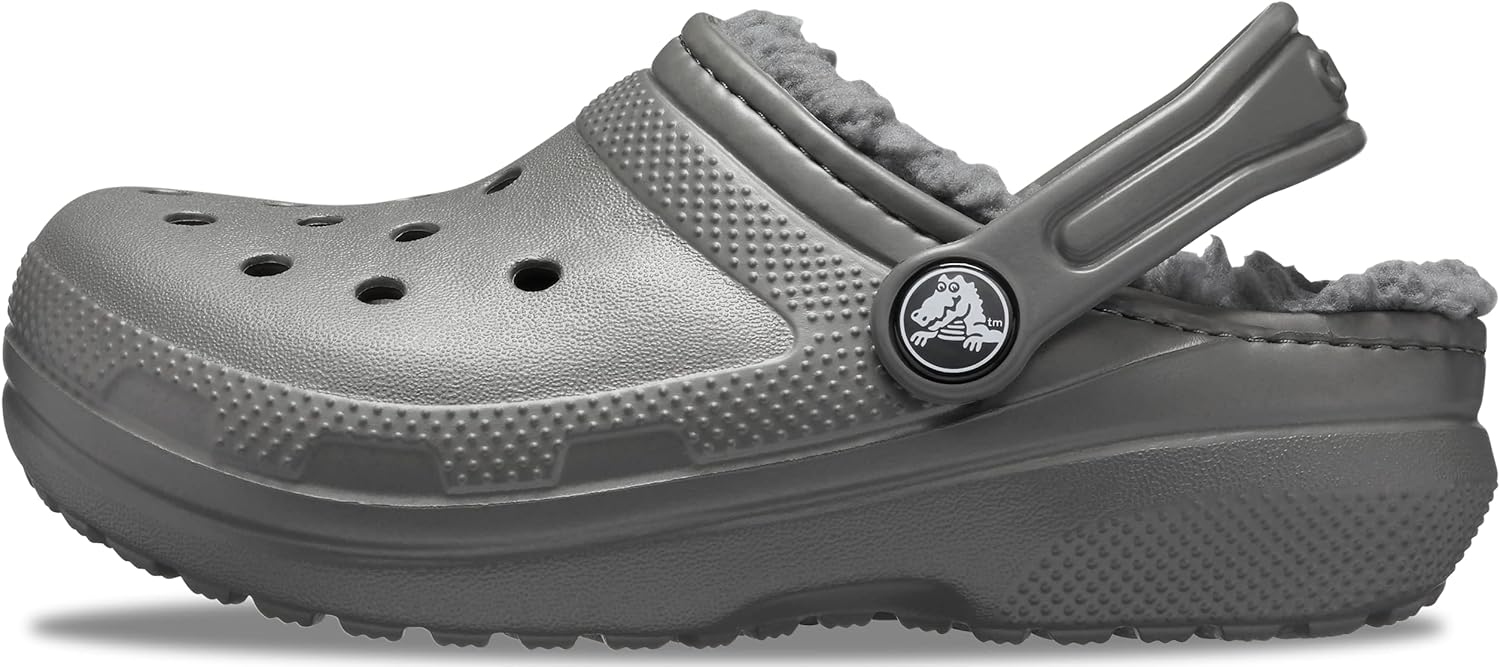 

Детские классические сабо Crocs унисекс с подкладкой, серый