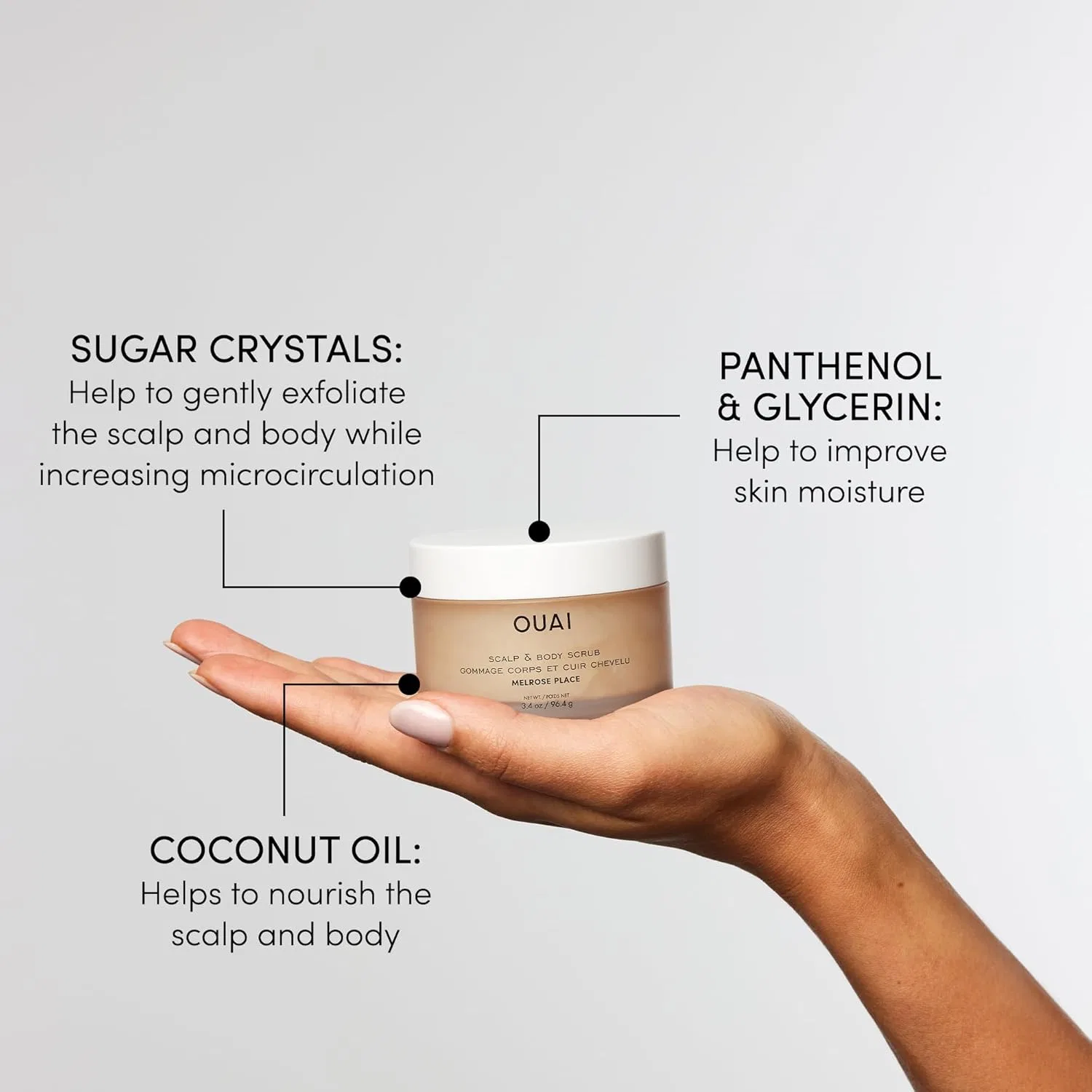 Скраб для кожи головы и тела OUAI Scalp & Body Scrub Travel Size Ouai — фото 3