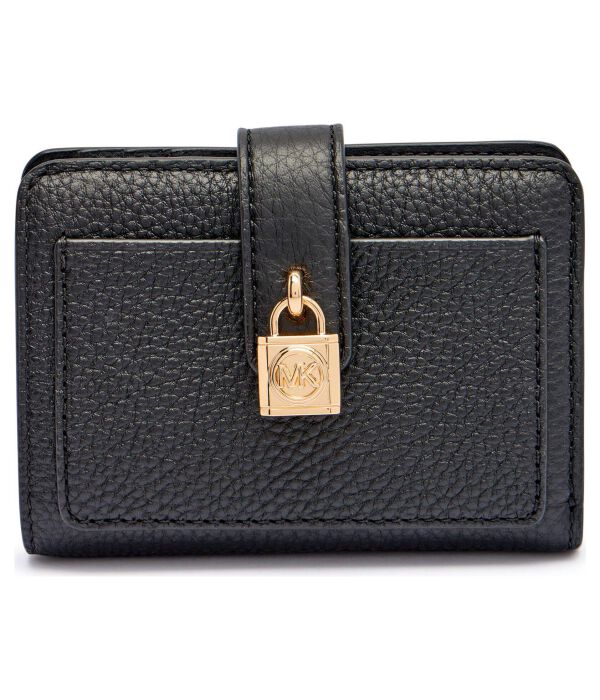 

Кожаный кошелек алый Michael Kors, черный