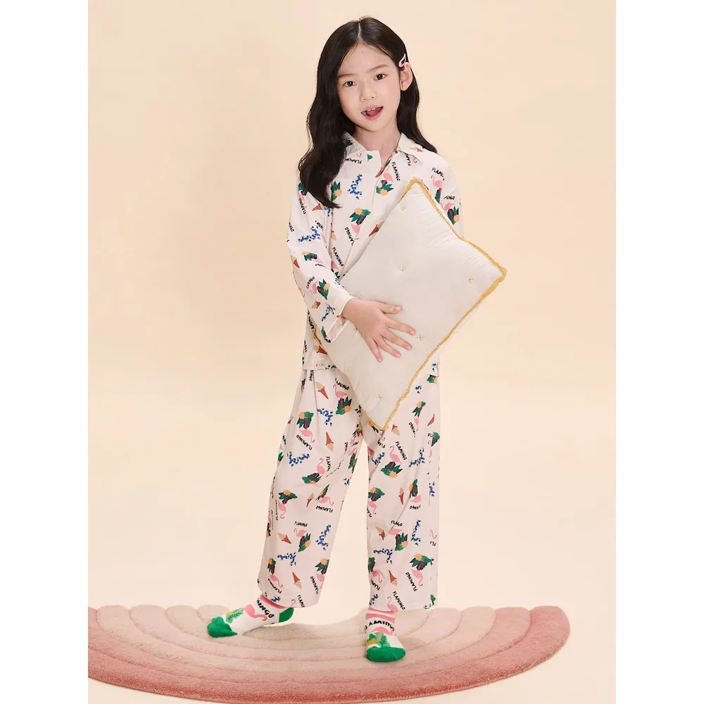 Детский анорак с полным принтом цвета айвори от Beanpole Life Style — фото 2