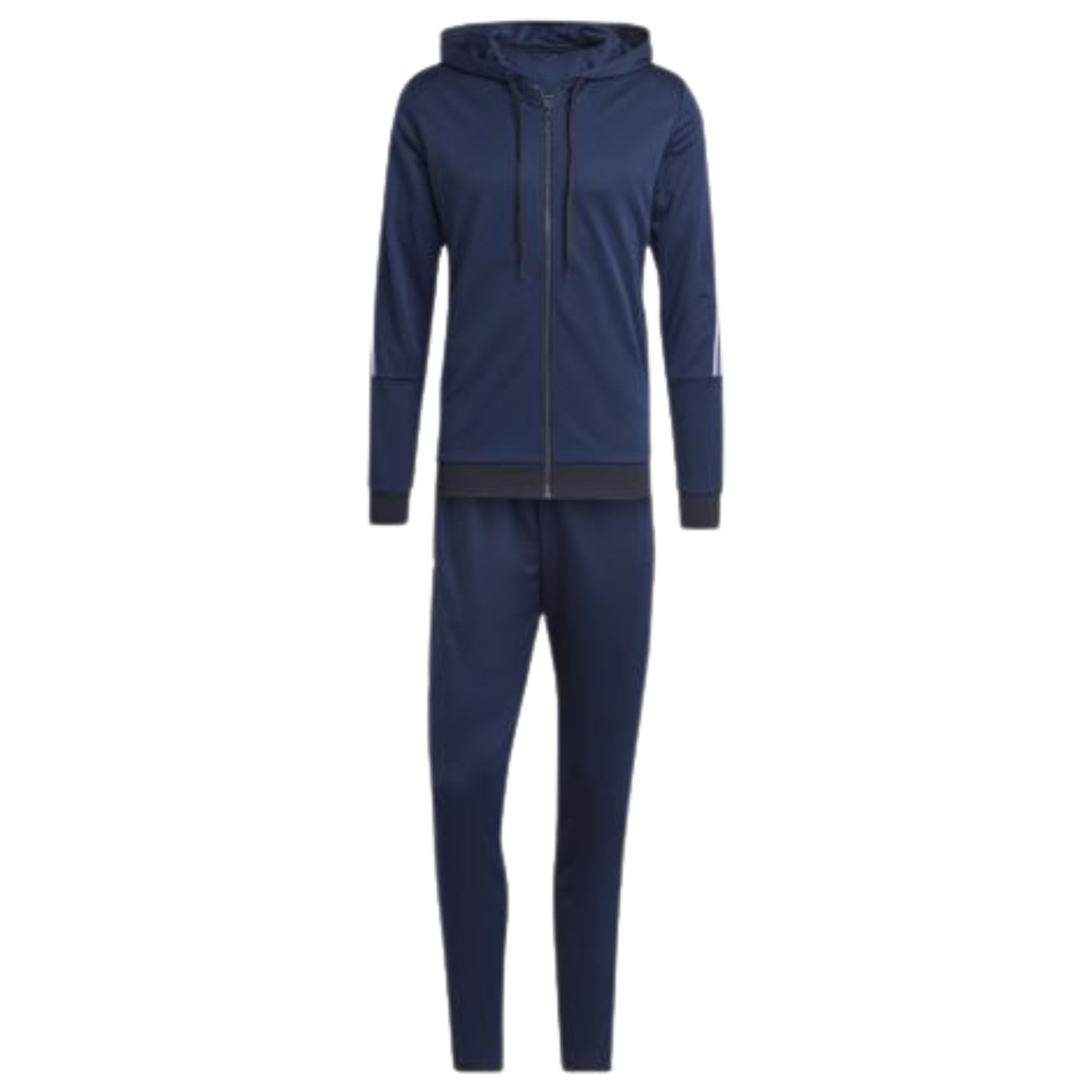 Спортивный костюм Adidas с тремя полосками, синий