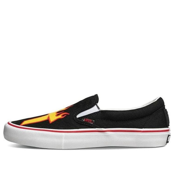 

Кроссовки thrasher x slip-on pro 'thrasher' Vans, черный