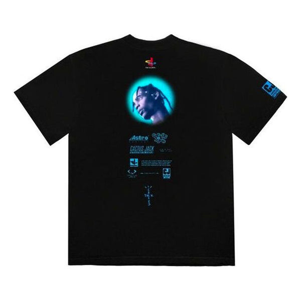

Футболка cactus jack cj portal t-shirt 'black' Travis Scott, черный