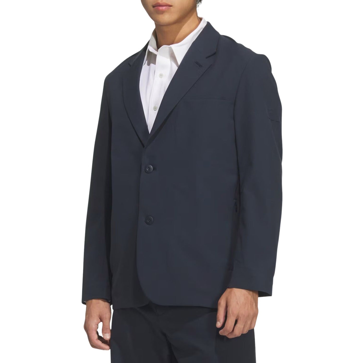 Куртка Adidas Premium Slim Fit Tailored Jacket 'Aurora Ink Black' — фото 2
