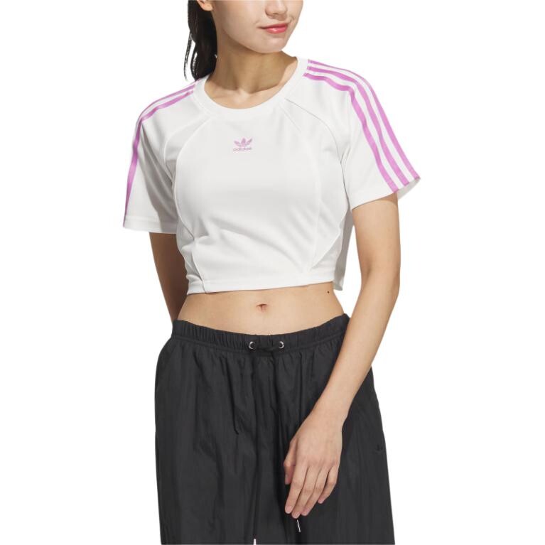 Футболка BABY TEE женская белая Adidas Originals — фото 2