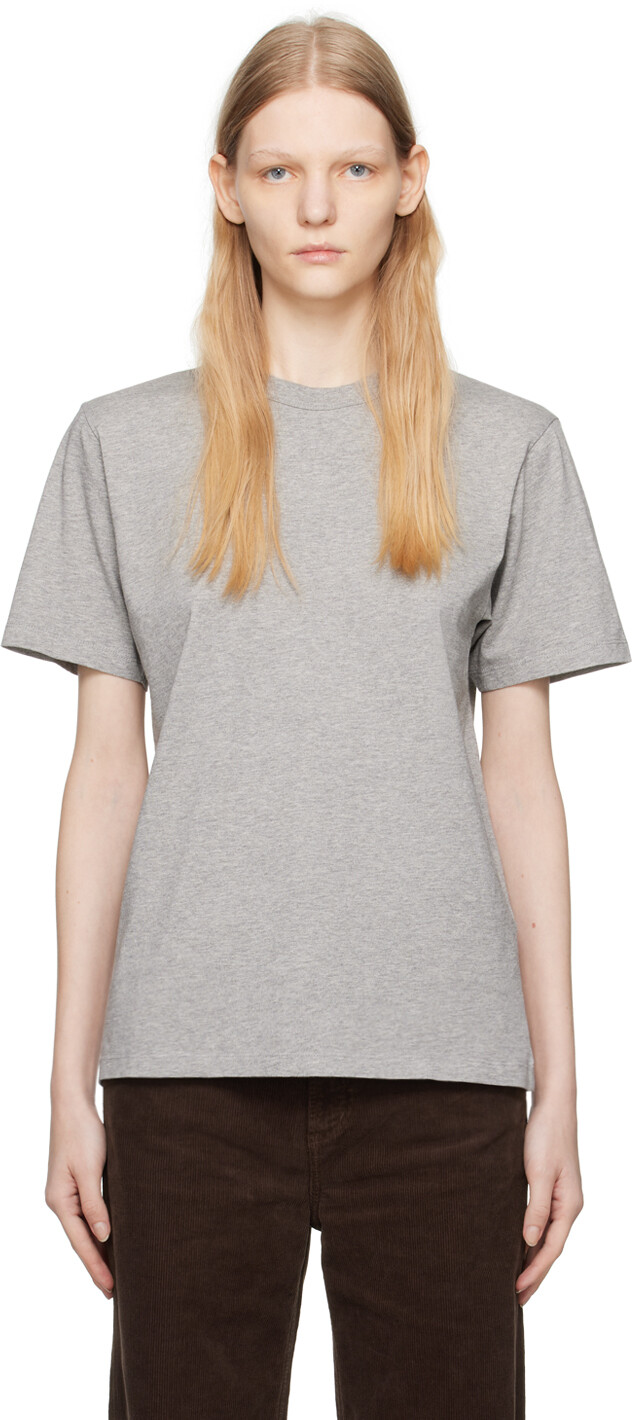 

Серая футболка из лисы Чиллакс Maison Kitsune, Серый, Серая футболка из лисы Чиллакс Maison Kitsune