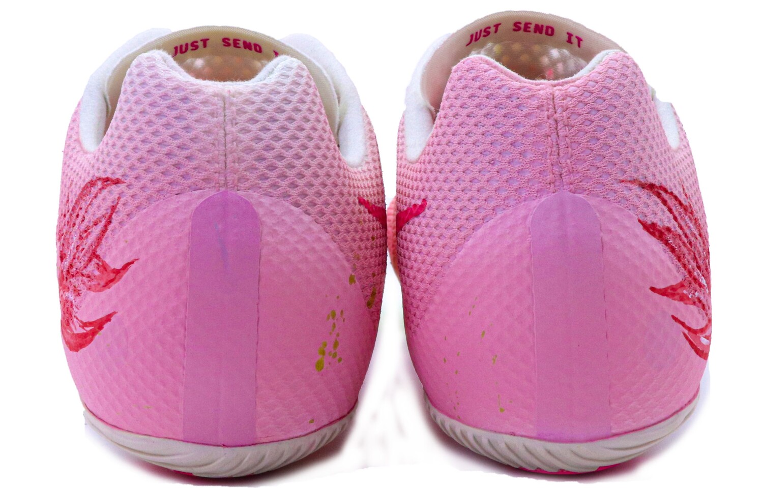 

Кроссовки Zoom Rival Running унисекс с низким верхом, желтые/розовые Nike