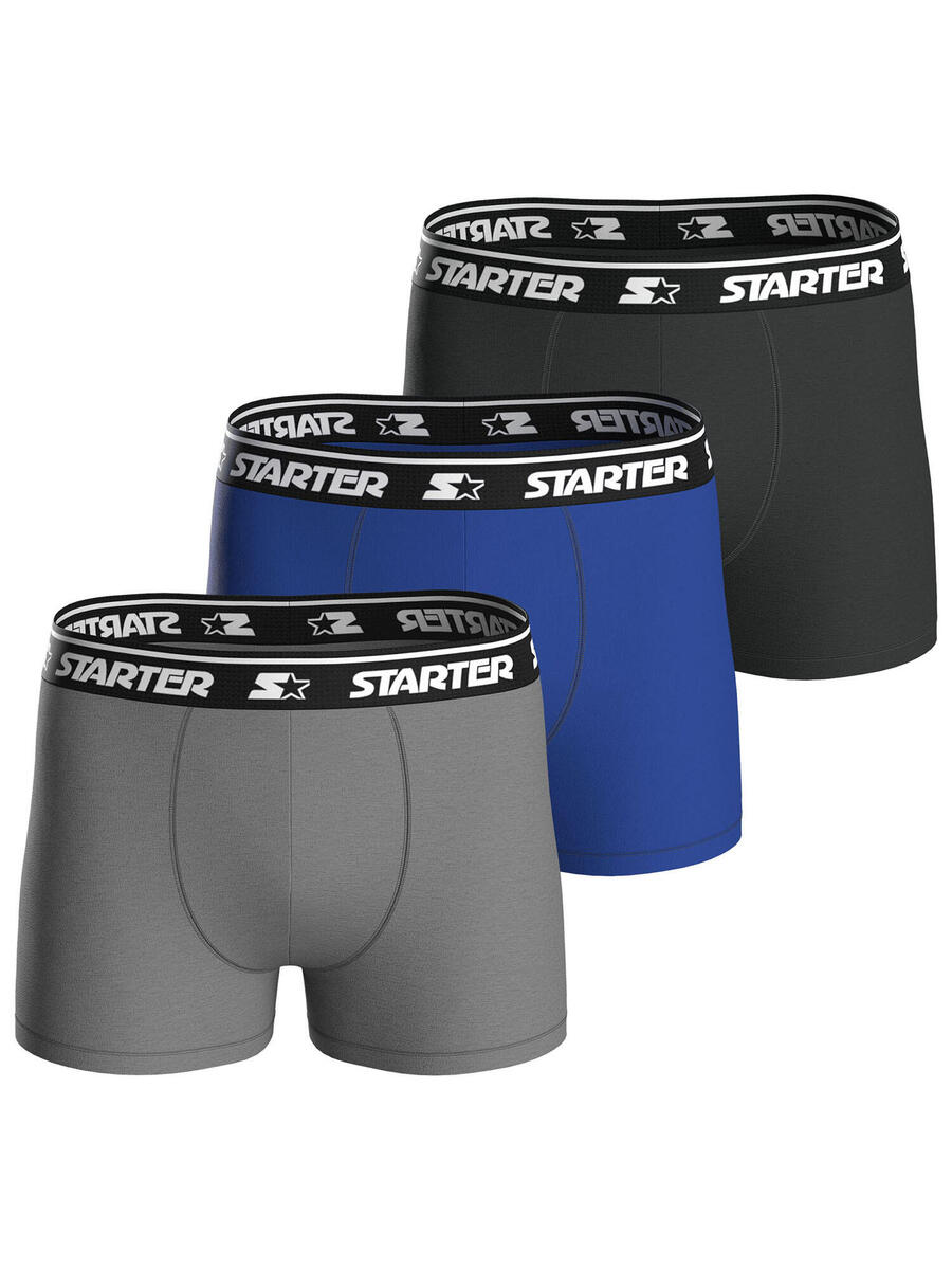 

STARTER Боксеры-шорты классические мужские - базовые, разноцветные