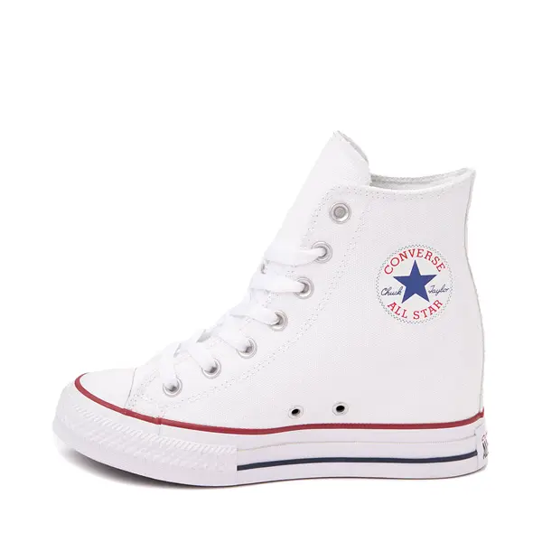 

Кроссовки Womens Converse Chuck Taylor All Star Classic Wedge Platform Sneaker, цвет Optical White