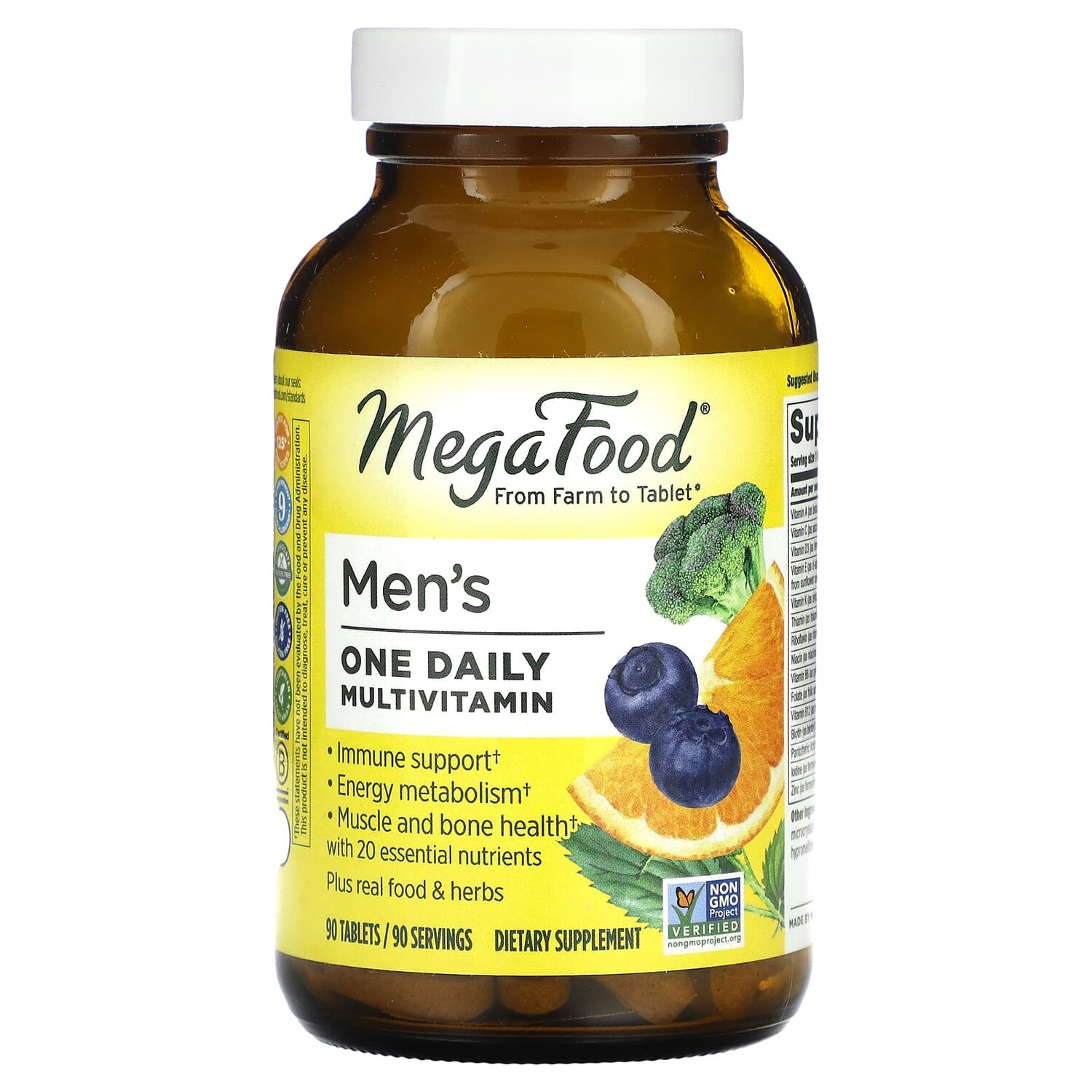 

MegaFood Ежедневные витамины для мужчин без железа 90 таблеток