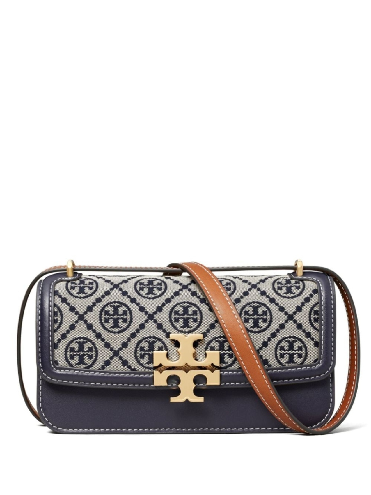 

Tory Burch маленькая сумка через плечо T Monogram Eleanor, синий