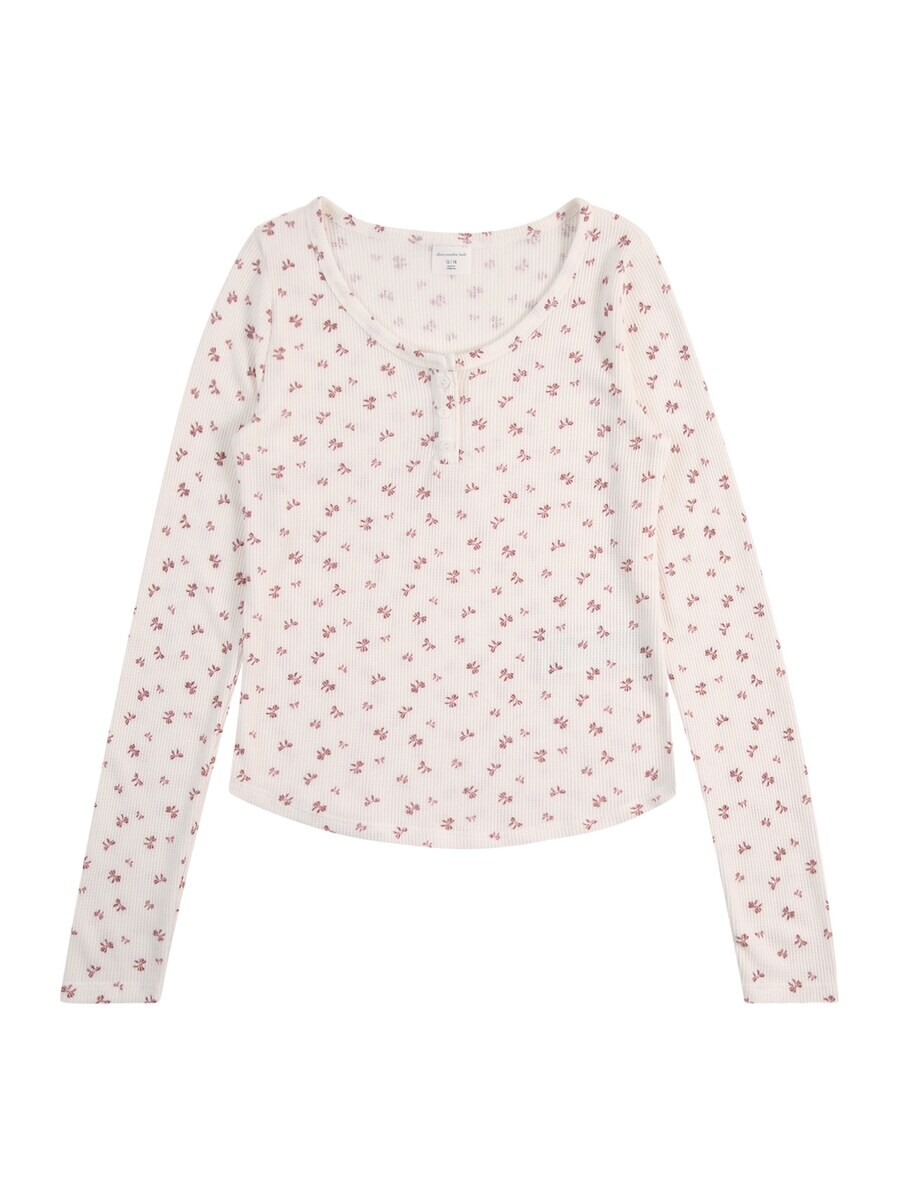 

Лонгслив Abercrombie & Fitch Shirt, белый