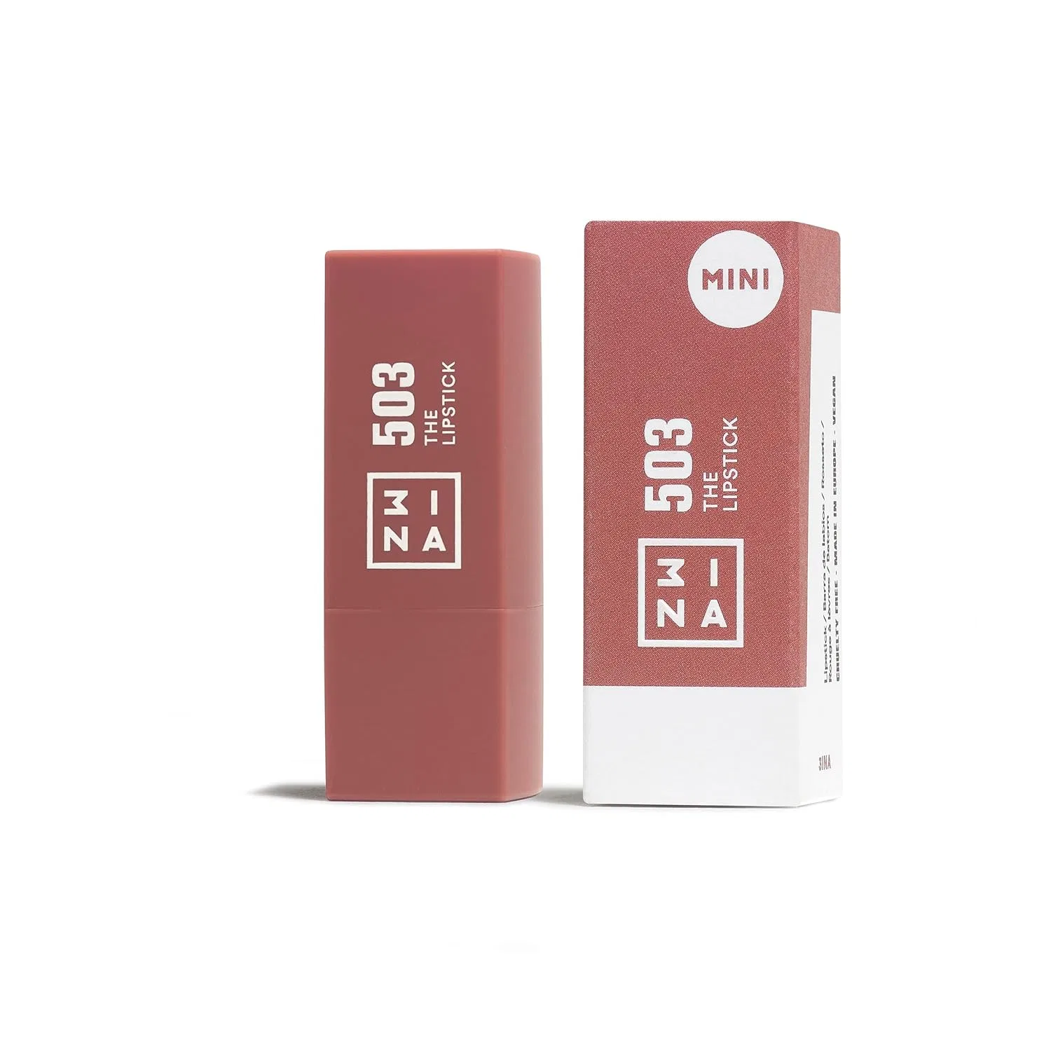 Матовая помада 3INA MAKEUP The Lipstick 503 (мини) нюдовая 3Ina, 503 (Mini) - Nude