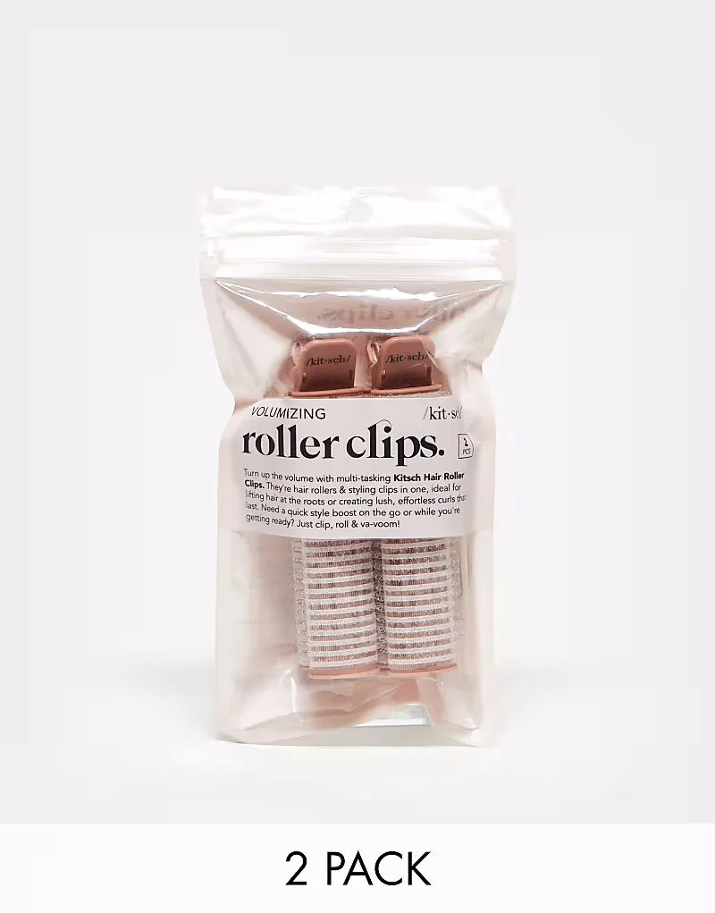 Набор из 2 зажимов для роликового массажера Kitsch Volumizing Roller Clips