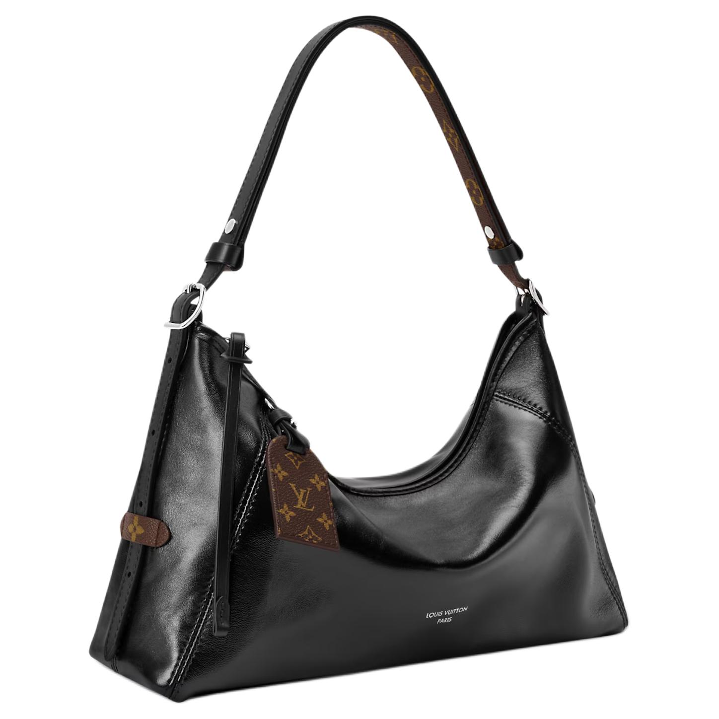 LOUIS VUITTON Сумка через плечо Carryall из овчины для женщин, черная — фото 2