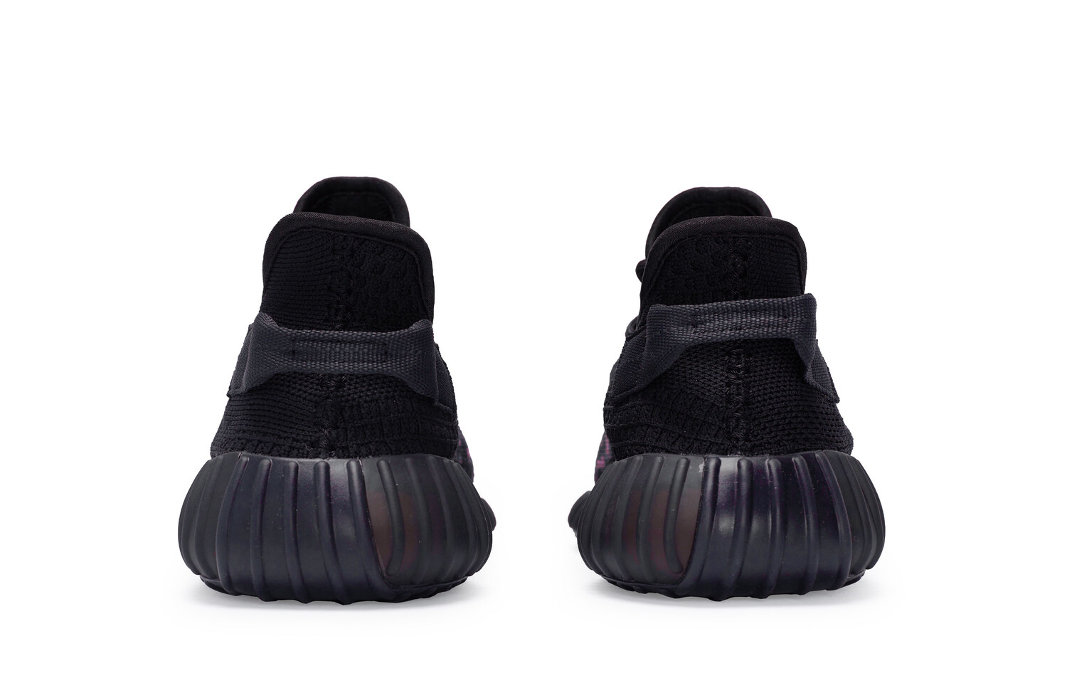 Кроссовки adidas originals Yeezy Boost 350 V2 Lifestyle Shoes Unisex Low-top Pink, черный/фуксия — фото 4