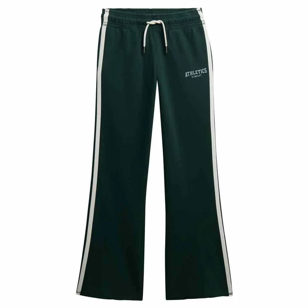 

Джоггеры Superdry Athletic Stripe Flare, зеленый