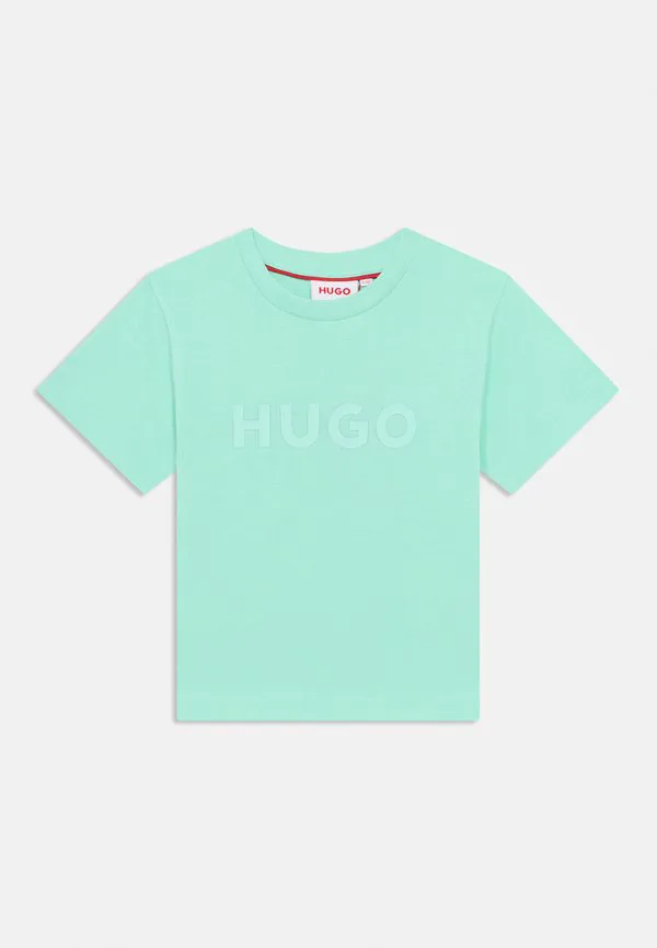 Футболка с короткими рукавами и принтом Hugo Kids, Green