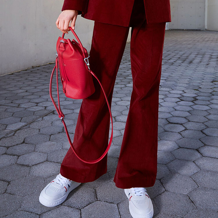 Повседневные брюки Lacoste Z7F, бордовый — фото 2