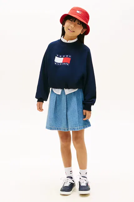 Толстовка с флагом Tommy Hilfiger, синий — фото 3