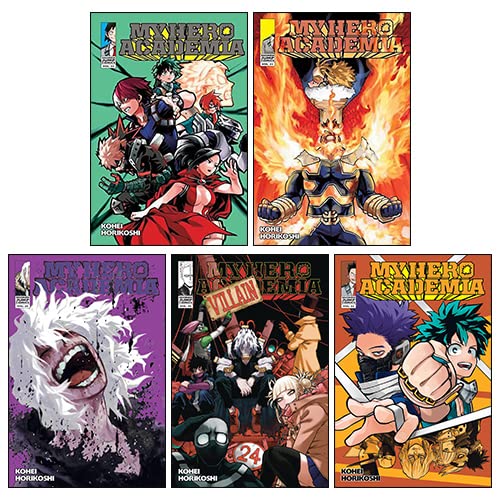 

My Hero Academia Vol (21-25) Collection 5 Books Set By Kohei Horikoshi (VIZ Media LLC Ltd)