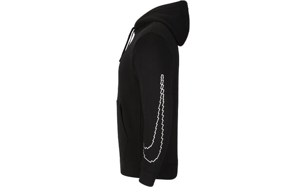 Толстовка Nike Sportswear Club Fleece Pullover Hoodie 'LOL Black', черный — фото 3